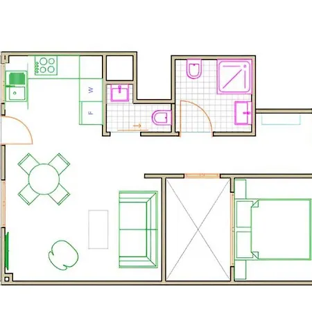 Jasminestay - Two Bedroom With Backyard La Canea