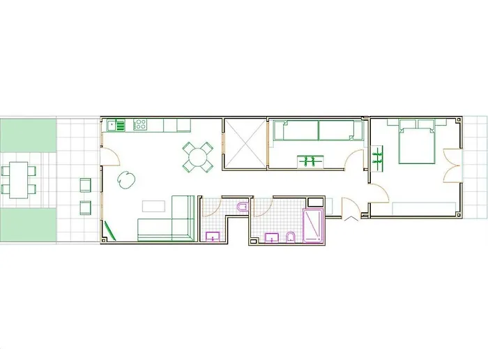 Jasminestay - Two Bedroom With Backyard Daire